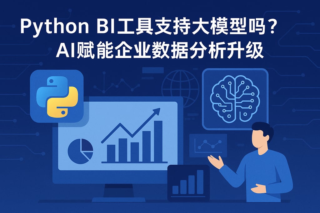 Python BI工具支持大模型吗？AI赋能企业数据分析升级